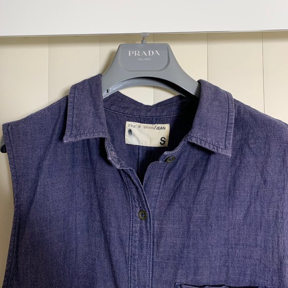 Rag & Bone  Denim  chambray button dress - Picture 2 of 8
